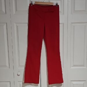 Rampage Clothing Company Red Low Rise Flare Pants Size 3